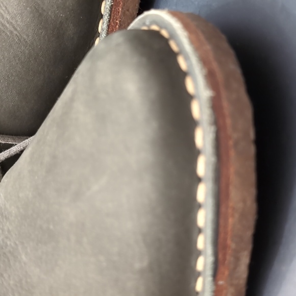 Johnston & Murphy Men's Gray Donnelson Plain Toe Chukka Boots,Size 9M. - Picture 5 of 10